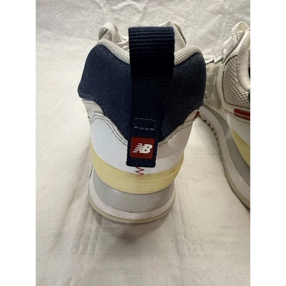 New Balance 574 Reimagined White Natural Indigo Mens Size 8